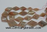 CNG5064 15.5 inches 20*30mm - 35*45mm faceted freeform sunstone beads