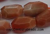 CNG5091 15.5 inches 13*18mm - 15*25mm faceted nuggets sunstone beads