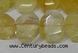 CNG5129 15.5 inches 15*18mm - 15*20mm faceted freeform citrine beads