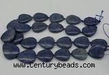 CNG5164 15.5 inches 16*22mm - 30*35mm freeform blue dumortierite beads