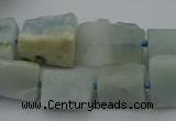 CNG5244 15.5 inches 8*12mm - 15*25mm nuggets aquamarine beads