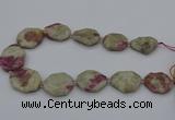 CNG5312 15.5 inches 20*30mm - 35*45mm freeform tourmaline beads