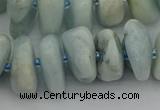 CNG5428 10*14mm - 20*25mm nuggets aquamarine beads wholesale