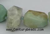 CNG5437 15.5 inches 12*16mm - 18*25mm faceted nuggets amazonite beads