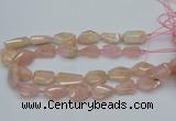 CNG5590 15.5 inches 15*20mm - 22*30mm faceted freeform morganite beads