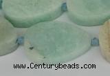 CNG5702 15.5 inches 22*30mm - 28*35mm freeform amazonite beads