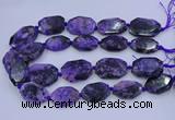 CNG5715 15.5 inches 25*35mm - 30*40mm faceted freeform charoite beads