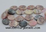 CNG5747 15.5 inches 25*35mm - 30*40mm freeform pink opal beads