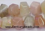 CNG5930 10*14mm - 13*18mm faceted nuggets rainbow moonstone beads