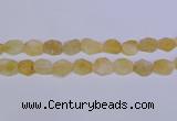 CNG6355 15.5 inches 14*18mm - 16*22mm freeform matte citrine beads