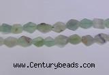 CNG6361 15.5 inches 14*18mm - 16*22mm freeform matte fluorite beads