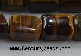 CNG6425 15.5 inches 15*20mm faceted nuggets yellow tiger eye beads