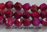 CNG6534 15.5 inches 6mm faceted nuggets red tiger eye beads