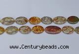 CNG7111 15.5 inches 18*25mm - 20*33mm freeform birdeye rhyolite beads