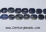 CNG7117 15.5 inches 20*25mm - 25*30mm freeform blue dumortierite beads