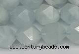 CNG7263 15.5 inches 12mm faceted nuggets aquamarine beads