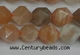 CNG7292 15.5 inches 10mm faceted nuggets moonstone beads