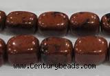 CNG741 15.5 inches 12*16mm nuggets mahogany obsidian beads wholesale