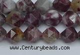 CNG7410 15.5 inches 6mm faceted nuggets tourmaline beads