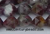 CNG7412 15.5 inches 10mm faceted nuggets tourmaline beads