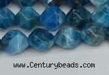 CNG7431 15.5 inches 8mm faceted nuggets apatite gemstone beads