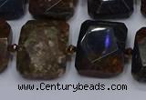 CNG7482 15.5 inches 18*25mm - 20*28mm faceted freeform pietersite beads