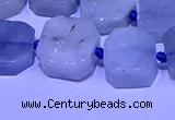 CNG7603 15.5 inches 12*14mm - 15*16mm freeform aquamarine beads