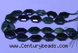 CNG7627 20*30mm - 22*32mm faceted freeform Canadian Jade beads