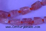 CNG7637 15.5 inches 5*7mm - 8*10mm nuggets sunstone beads