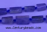 CNG7653 15.5 inches 5*7mm - 8*10mm nuggets labradorite beads