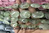 CNG7804 15.5 inches 13*18mm - 18*25mm faceted freeform prehnite beads