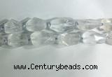 CNG7950 15.5 inches 15*25mm - 20*40mm nuggets white crystal beads