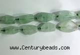 CNG7957 15.5 inches 15*25mm - 20*40mm nuggets green fluorite beads