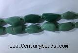 CNG7961 15.5 inches 15*25mm - 20*40mm nuggets green aventurine beads