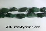 CNG7962 15.5 inches 15*25mm - 20*40mm nuggets green aventurine beads