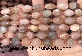 CNG7990 15.5 inches 10*12mm - 12*14mm faceted nuggets moonstone beads