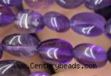 CNG8004 15.5 inches 6*8mm nuggets amethyst beads wholesale