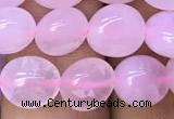 CNG8033 15.5 inches 8*10mm nuggets rose quartz beads wholesale