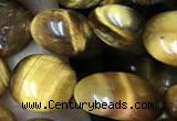 CNG8048 15.5 inches 8*10mm nuggets yellow tiger eye beads