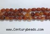 CNG8119 15.5 inches 8*12mm nuggets agate beads wholesale