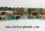 CNG8122 15.5 inches 8*12mm nuggets agate beads wholesale