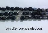 CNG8126 15.5 inches 8*12mm nuggets agate beads wholesale