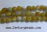 CNG8131 15.5 inches 8*12mm nuggets striped agate beads wholesale