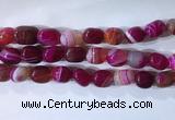 CNG8133 15.5 inches 8*12mm nuggets striped agate beads wholesale