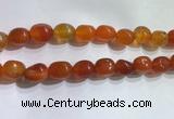 CNG8154 15.5 inches 10*14mm nuggets agate beads wholesale