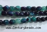 CNG8162 15.5 inches 10*14mm nuggets agate beads wholesale