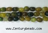 CNG8217 15.5 inches 12*16mm nuggets agate beads wholesale