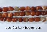 CNG8229 15.5 inches 12*16mm nuggets striped agate beads wholesale