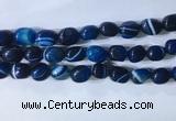 CNG8231 15.5 inches 12*16mm nuggets striped agate beads wholesale