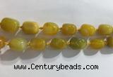 CNG8290 15.5 inches 15*20mm nuggets agate beads wholesale